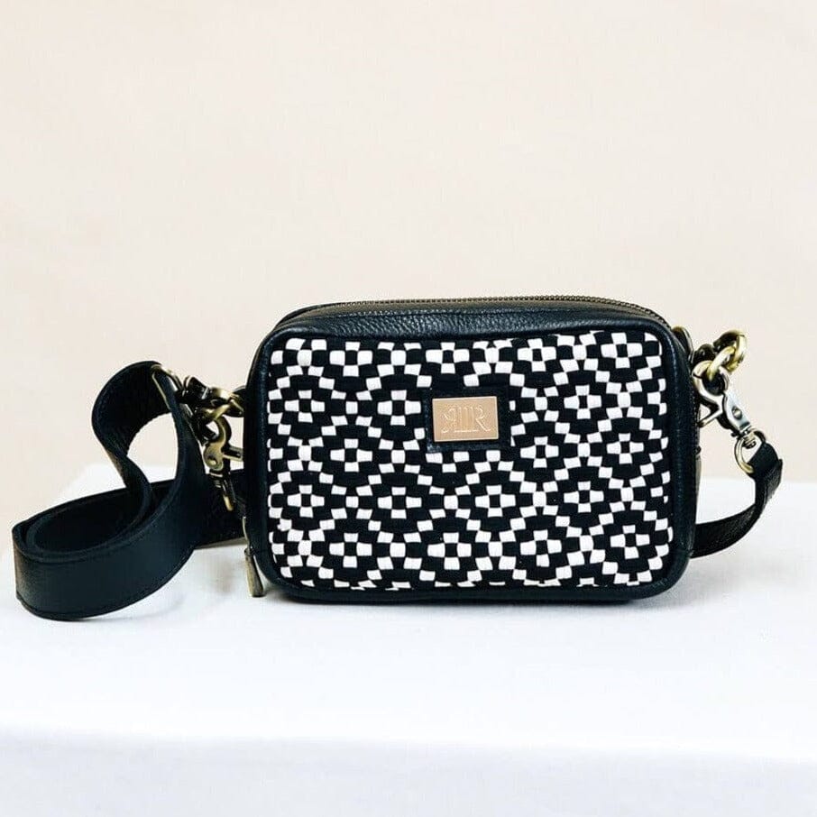 Bento Diamond Black & Beige Fashion Rags2Riches