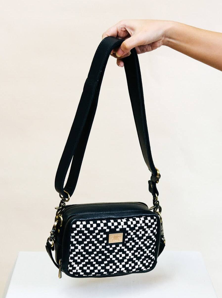 Bento Diamond Black & Beige Fashion Rags2Riches