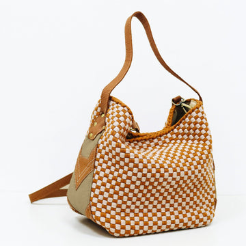 Buslo Mini Medley Leather Patchwork Tan