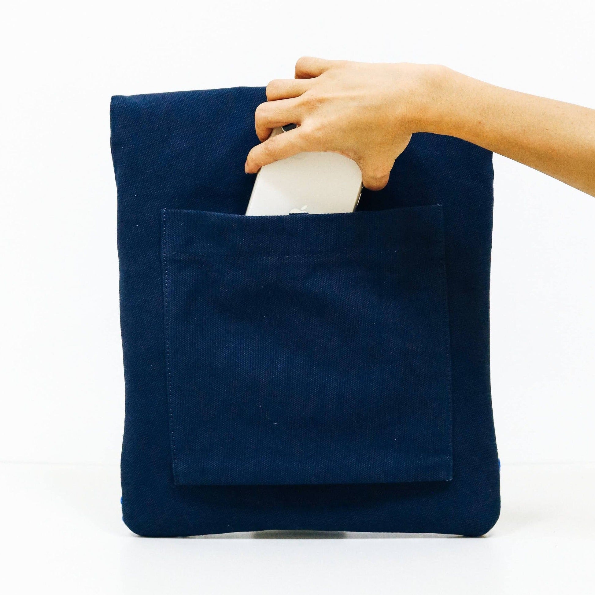 Charlie Laptop Sleeve Blue Fashion Rags2Riches