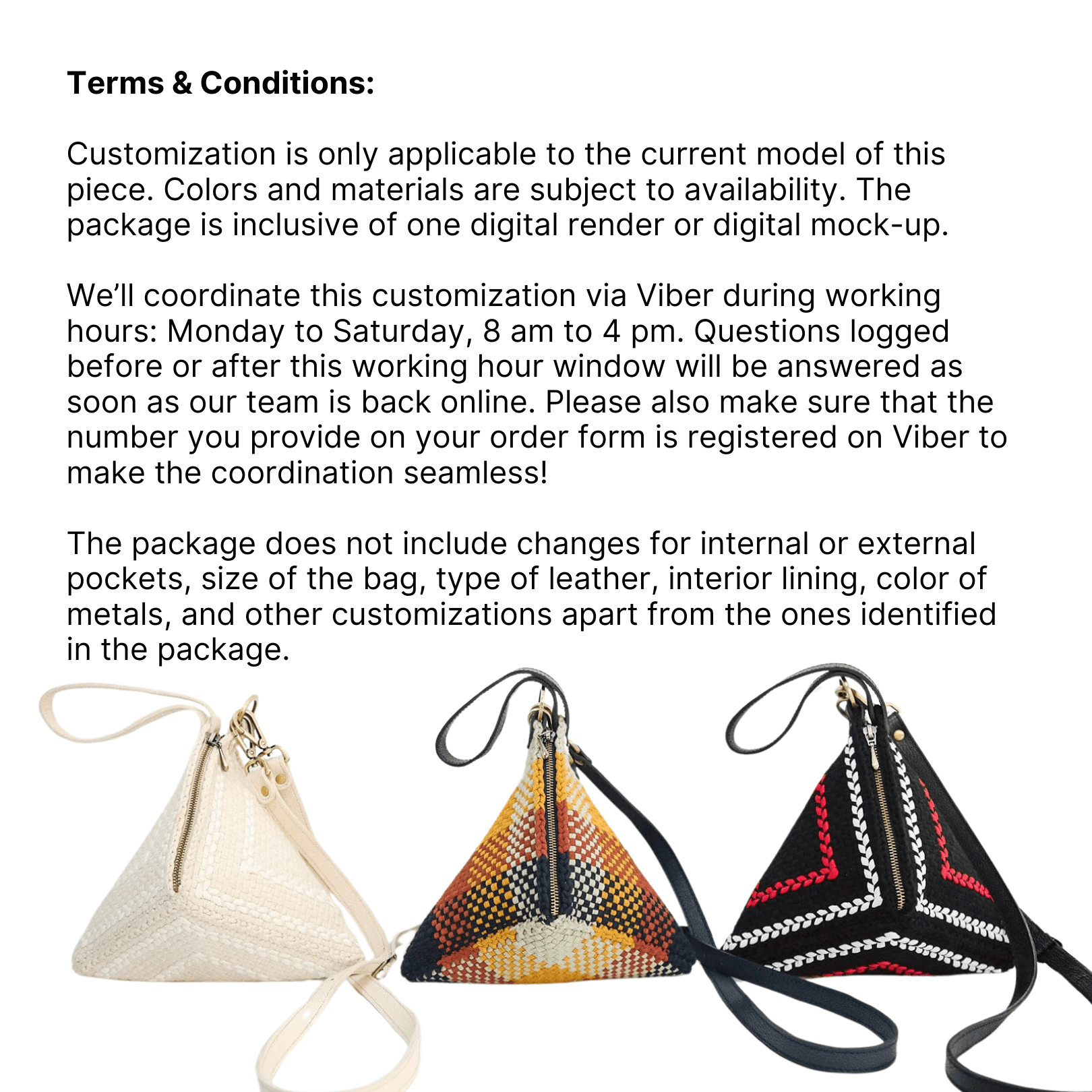 Customized Pusô Bag Fashion Rags2Riches