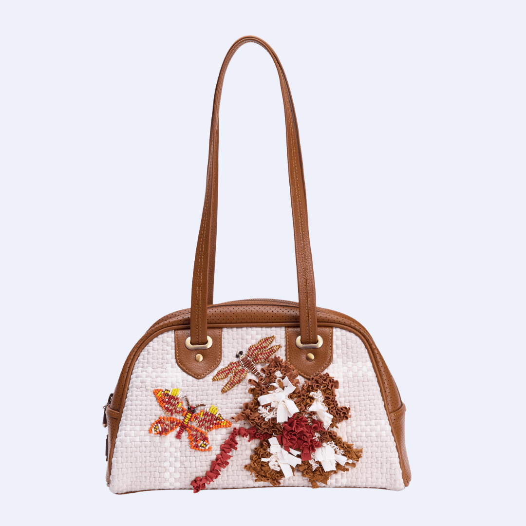 Hardin Bowler Bag Tan Fashion Rags2Riches