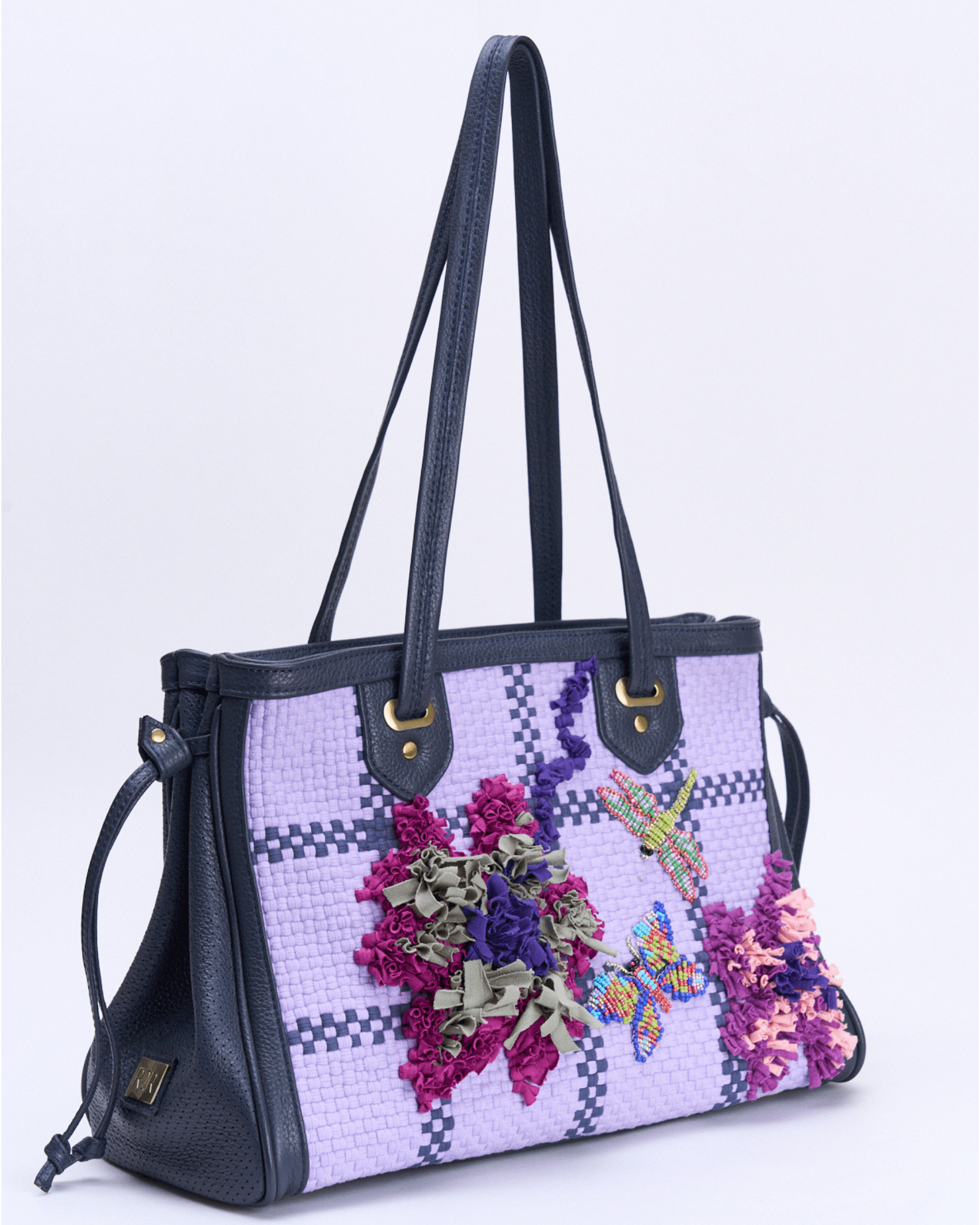 Hardin Tote Navy Blue Fashion Rags2Riches