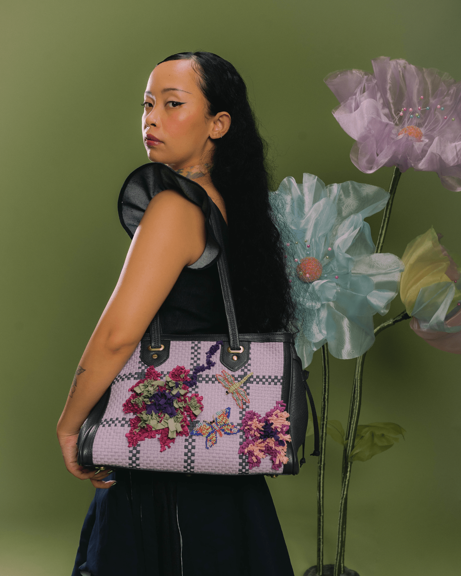 Hardin Tote Navy Blue Fashion Rags2Riches