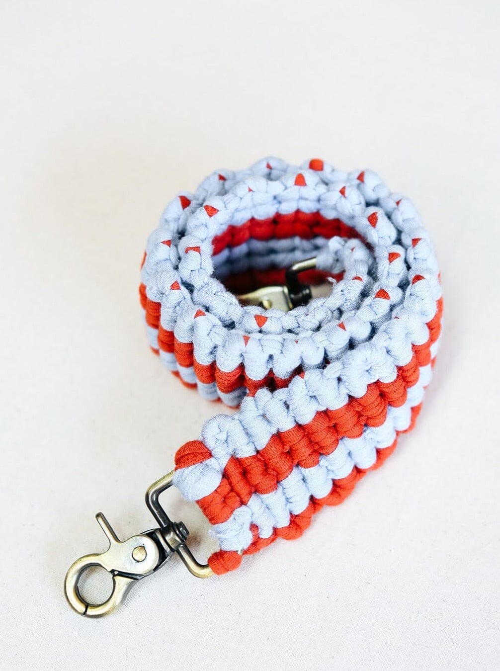 Macrame Strap Blue & Red Fashion Rags2Riches