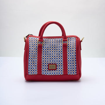 [Ready Today] Boston Bag Seaside Gingham