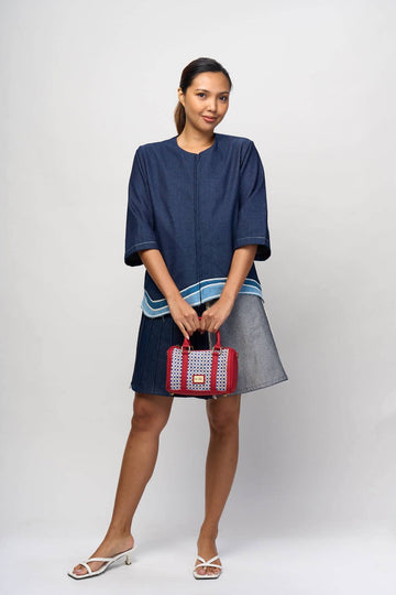 [Ready Today] Boston Mini Bag Seaside Gingham