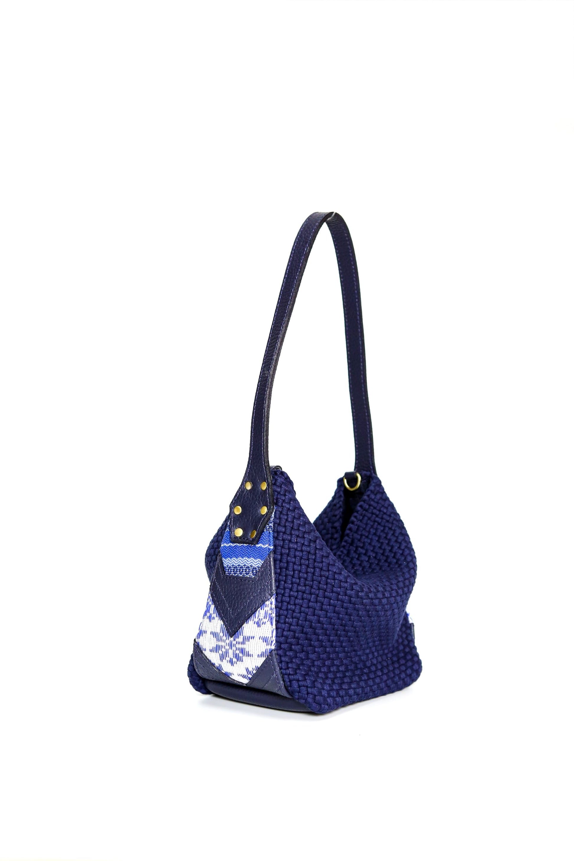 [Ready Today] Buslo Micro Medley Navy with Longer Handle Fashion Rags2Riches