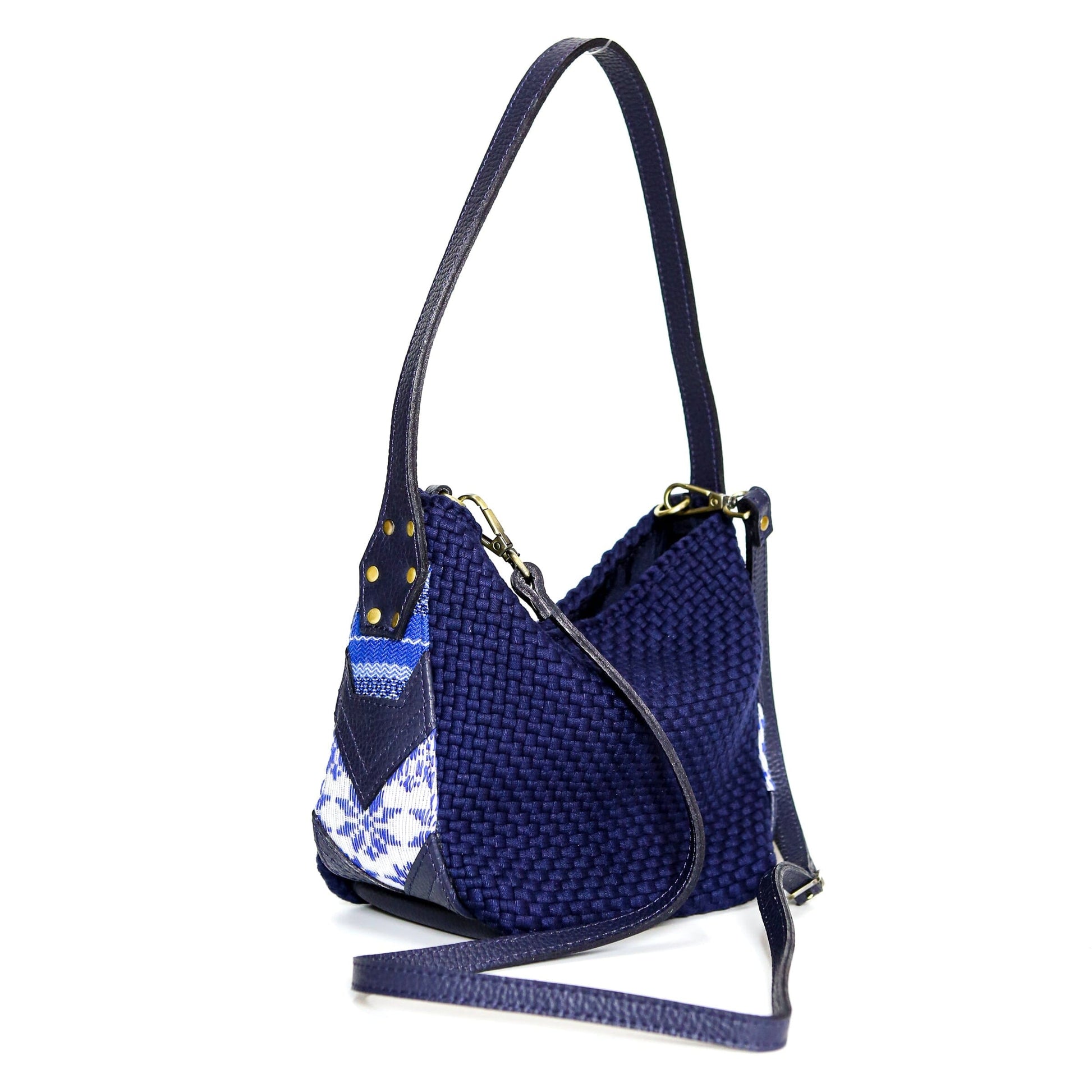 [Ready Today] Buslo Micro Medley Navy with Longer Handle Fashion Rags2Riches