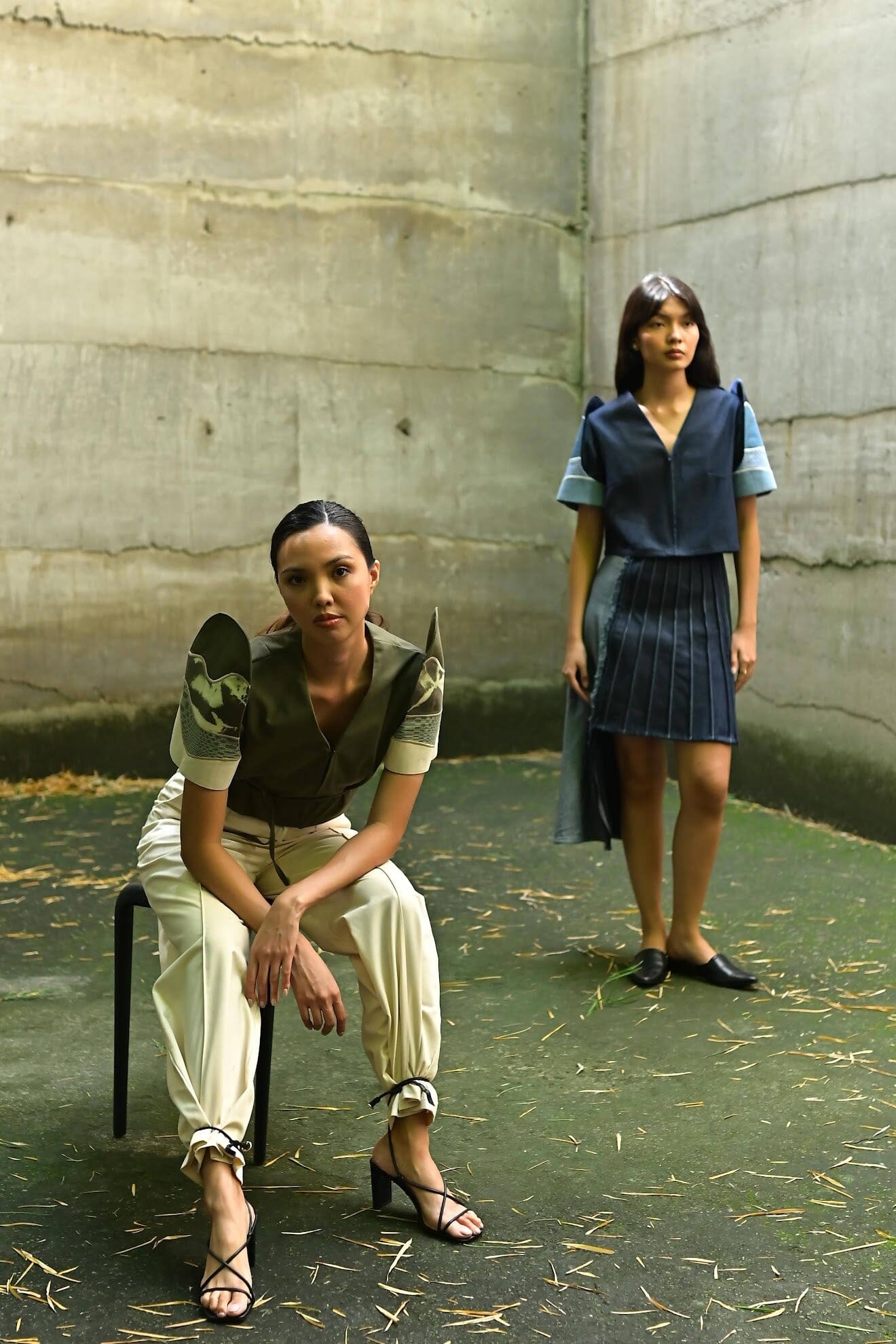 [Ready Today] Daloy Convertible Terno Top Fatigue Fashion R2R On Repeat