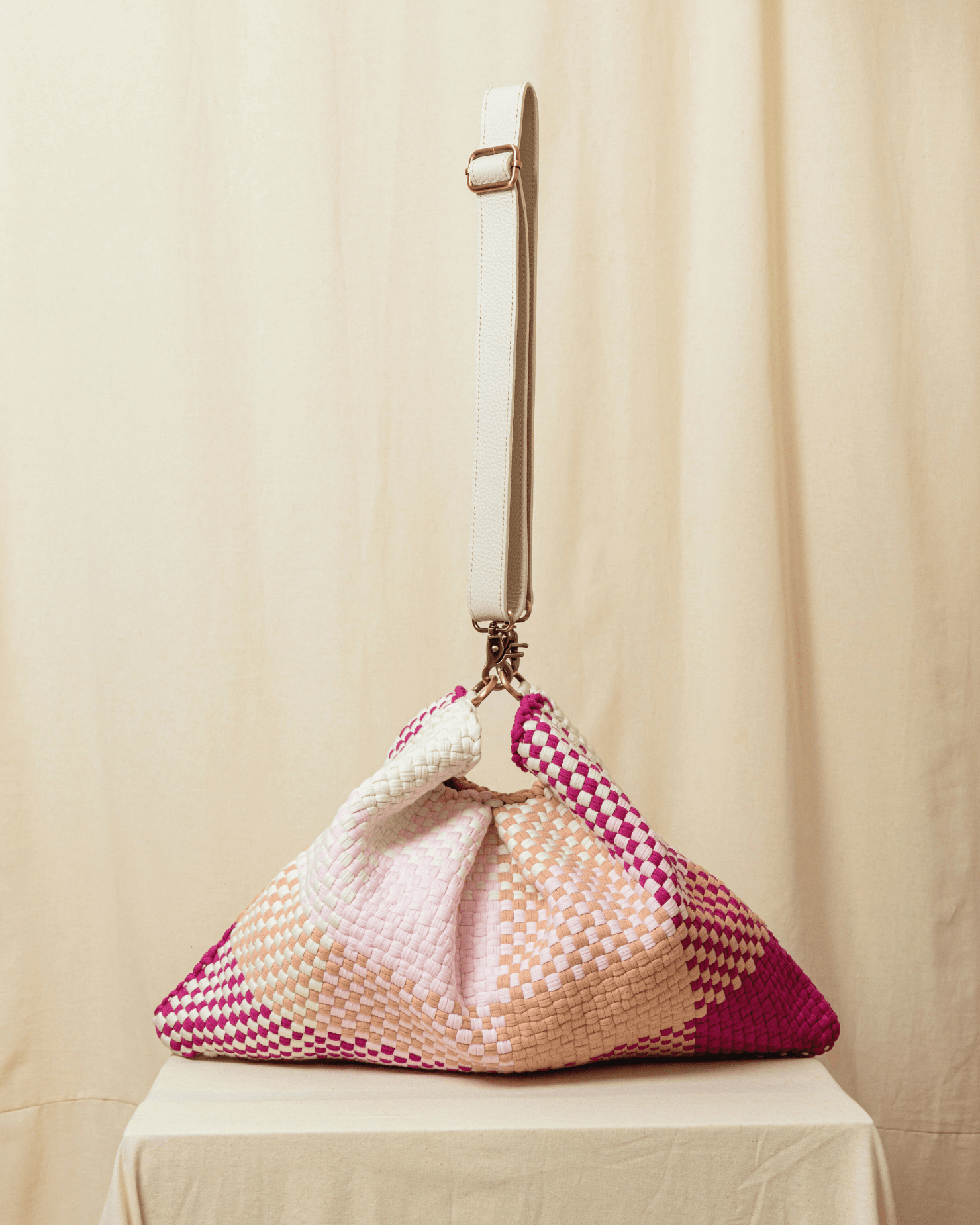 [Ready Today] Fortune Cookie Hobo Blocks Pink Skies Fashion Rags2Riches