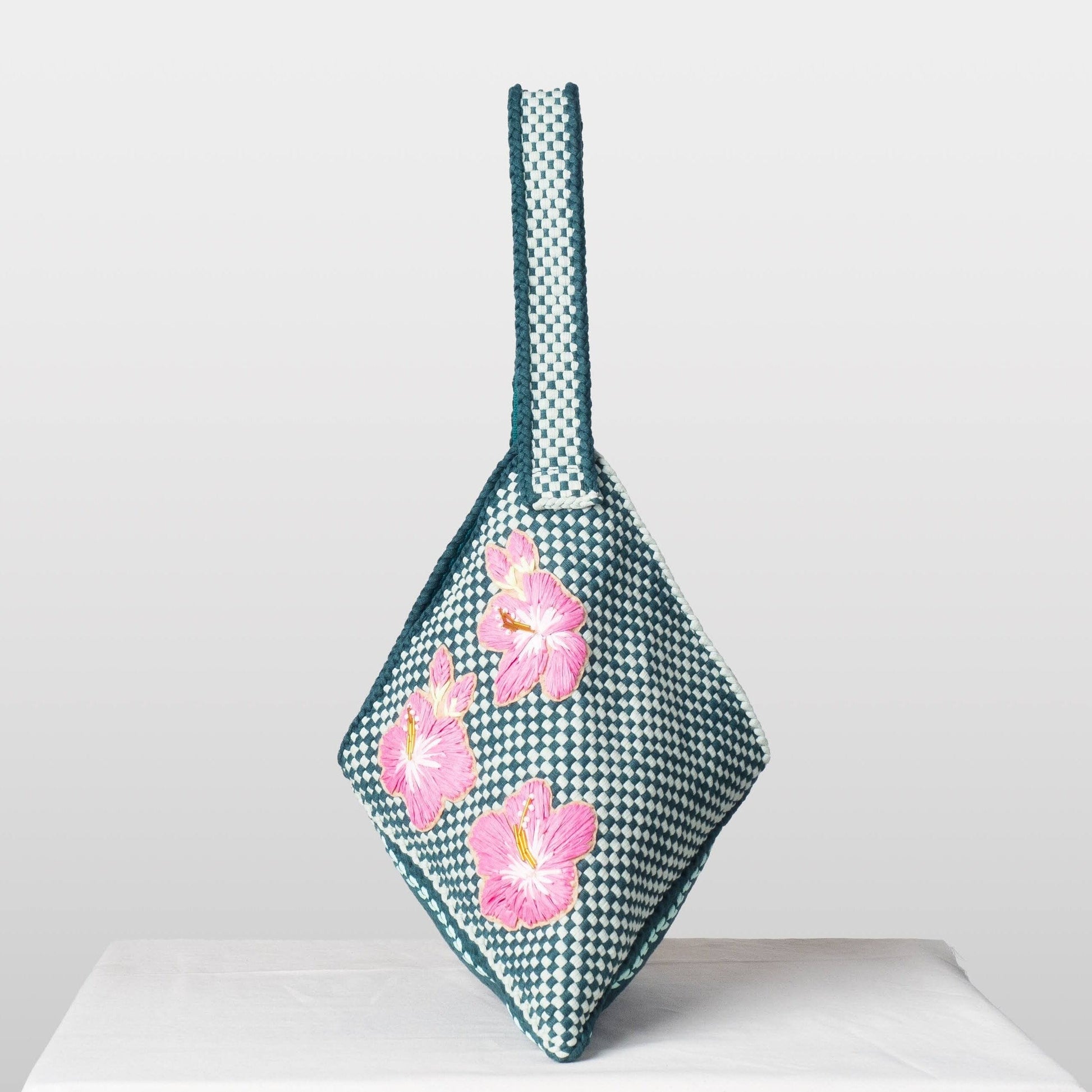 [Ready Today] Gumamela Hobo Emerald & Mint Fashion Rags2Riches