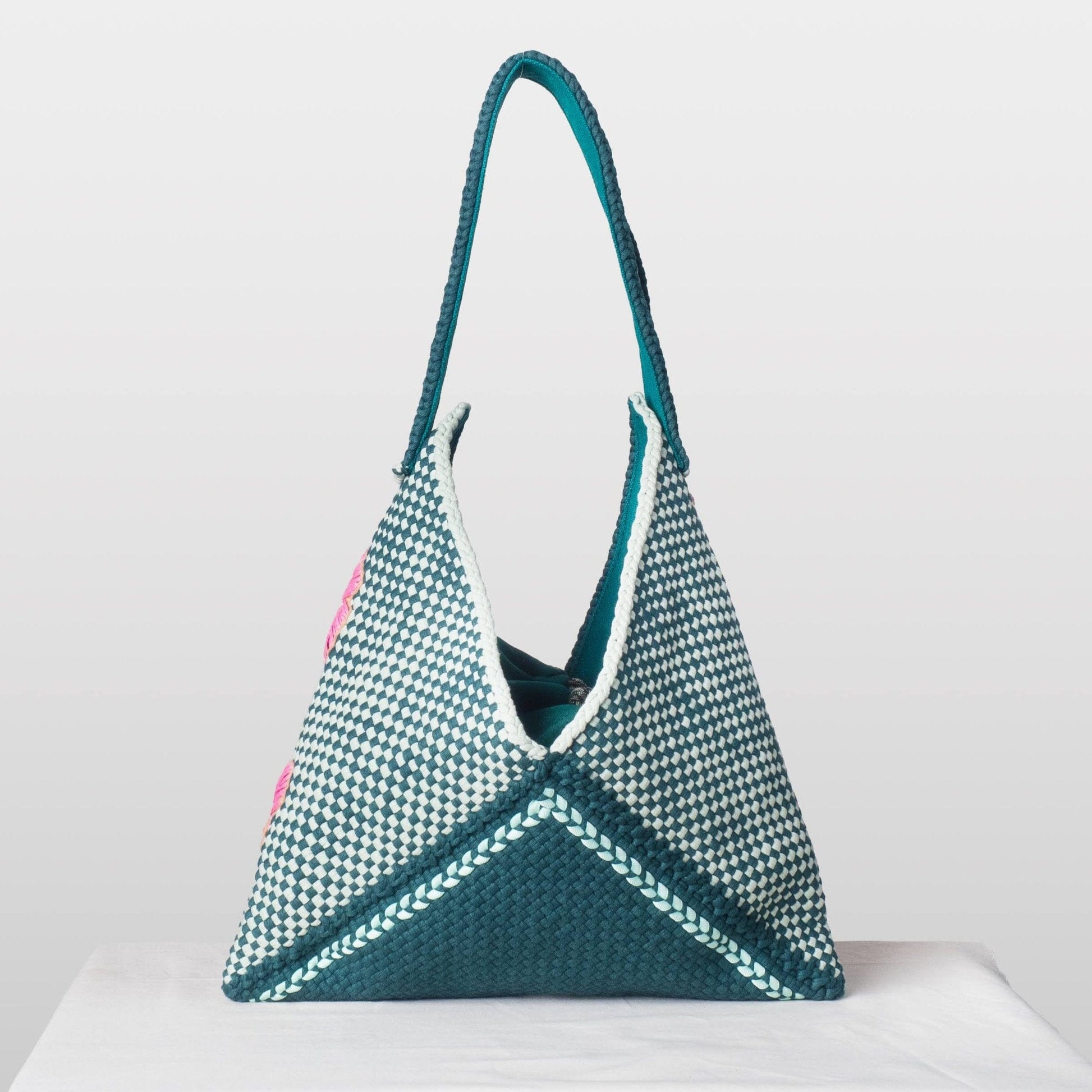 [Ready Today] Gumamela Hobo Emerald & Mint Fashion Rags2Riches