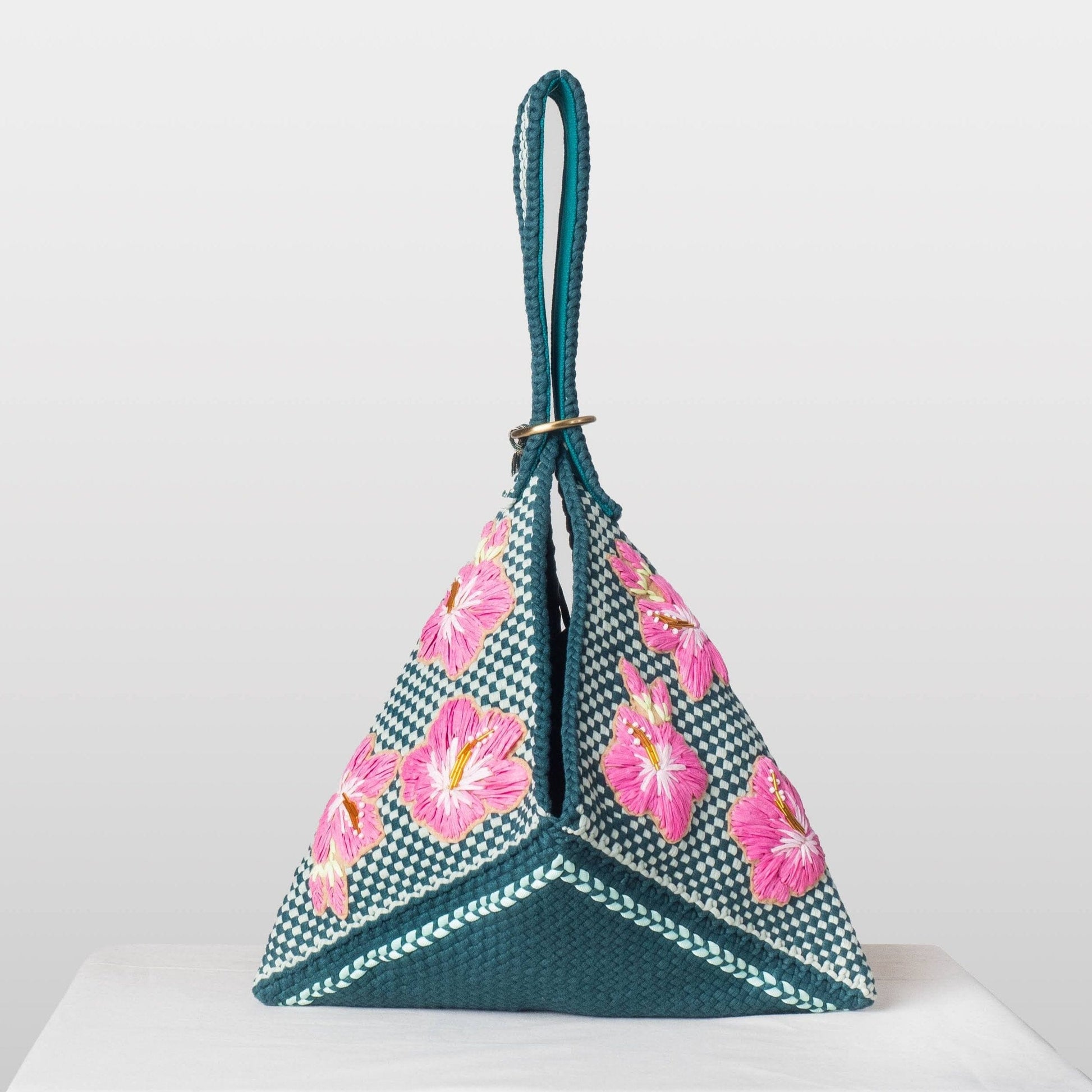 [Ready Today] Gumamela Hobo Emerald & Mint Fashion Rags2Riches