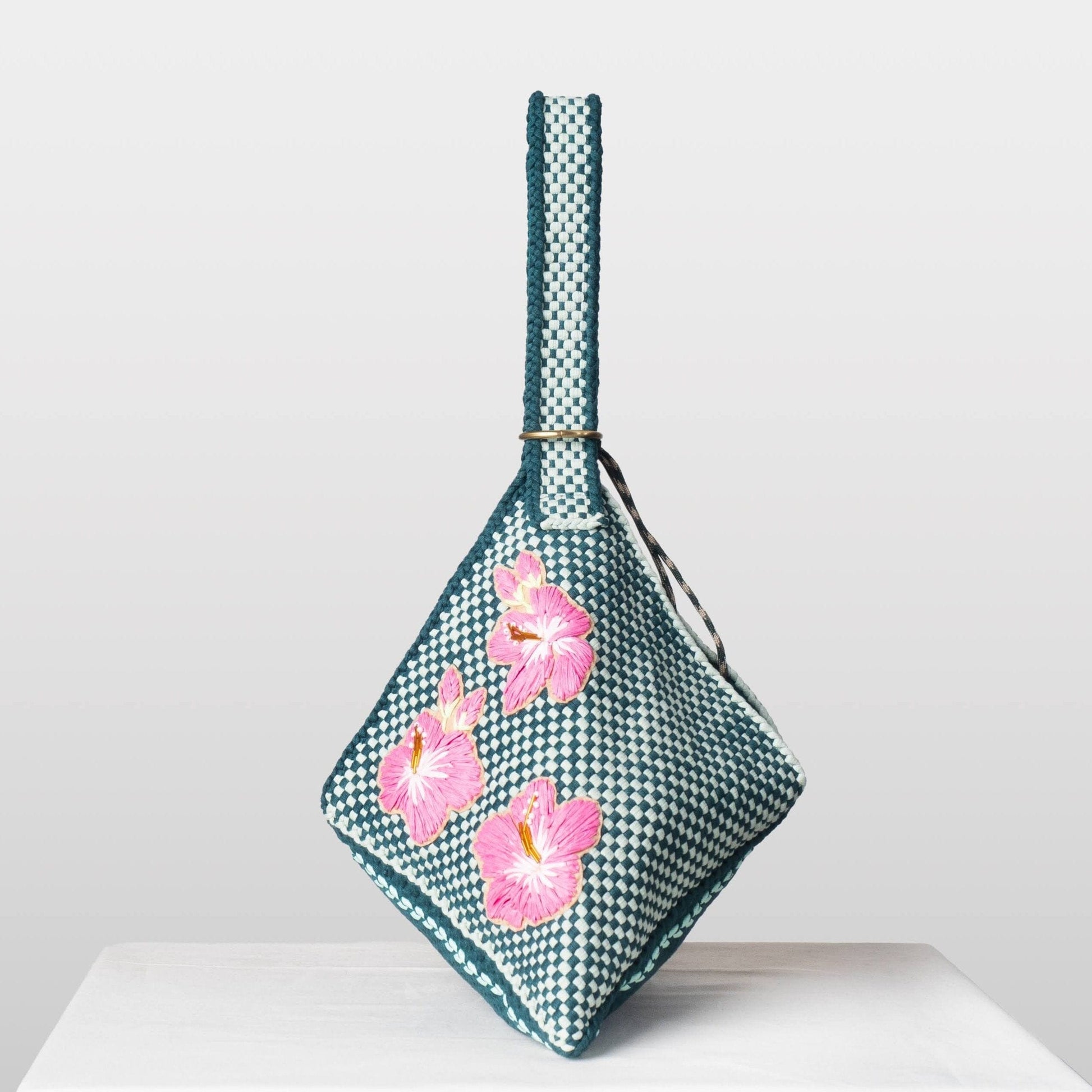 [Ready Today] Gumamela Hobo Emerald & Mint Fashion Rags2Riches