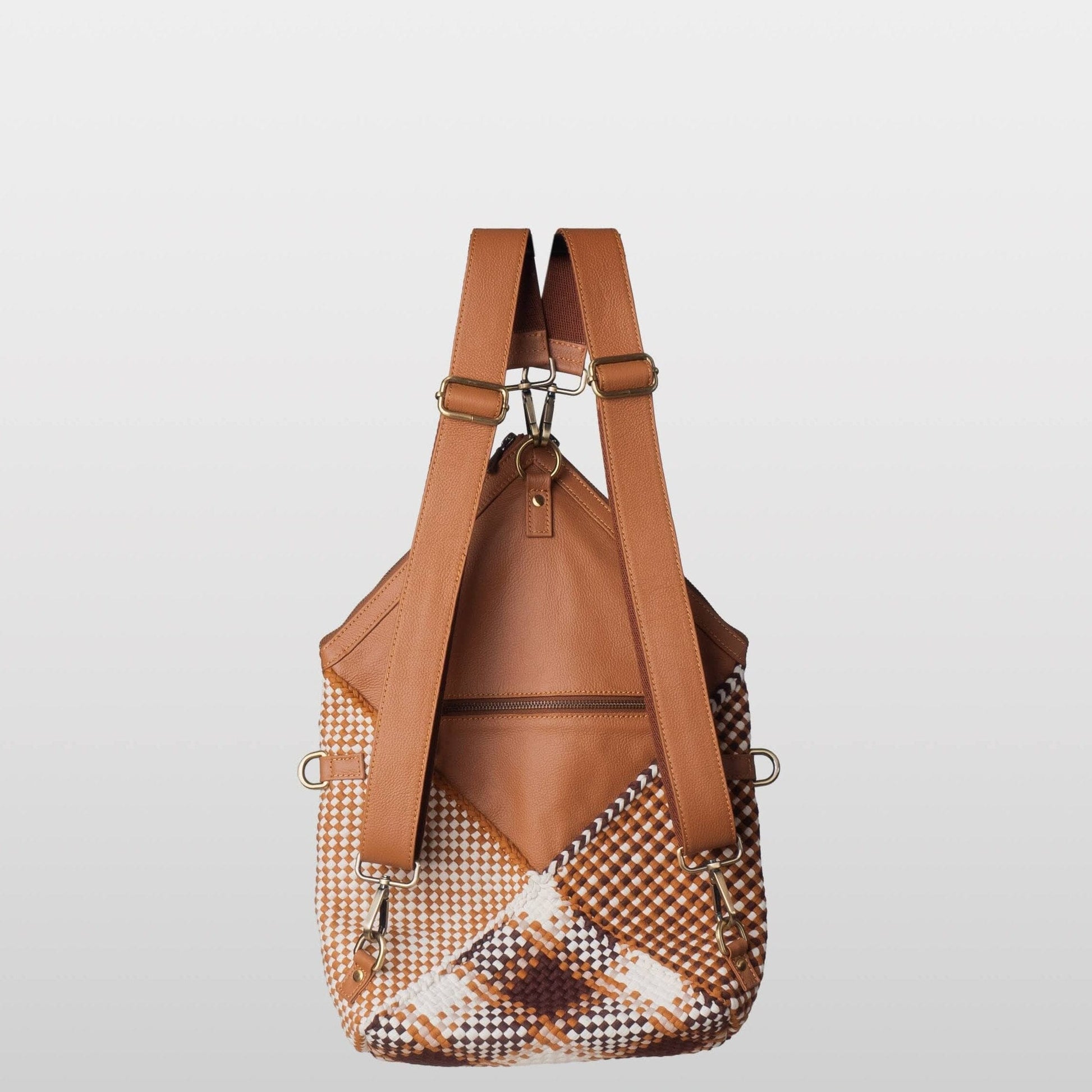 [Ready Today] Ifugao Convertible Backpack Tan Fashion Rags2Riches