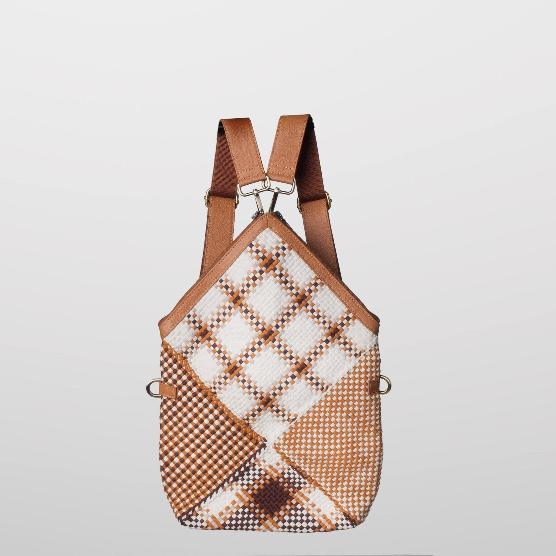 [Ready Today] Ifugao Convertible Backpack Tan Fashion Rags2Riches