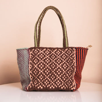 [Ready Today] Multi Weave Tote Large Santa Fe