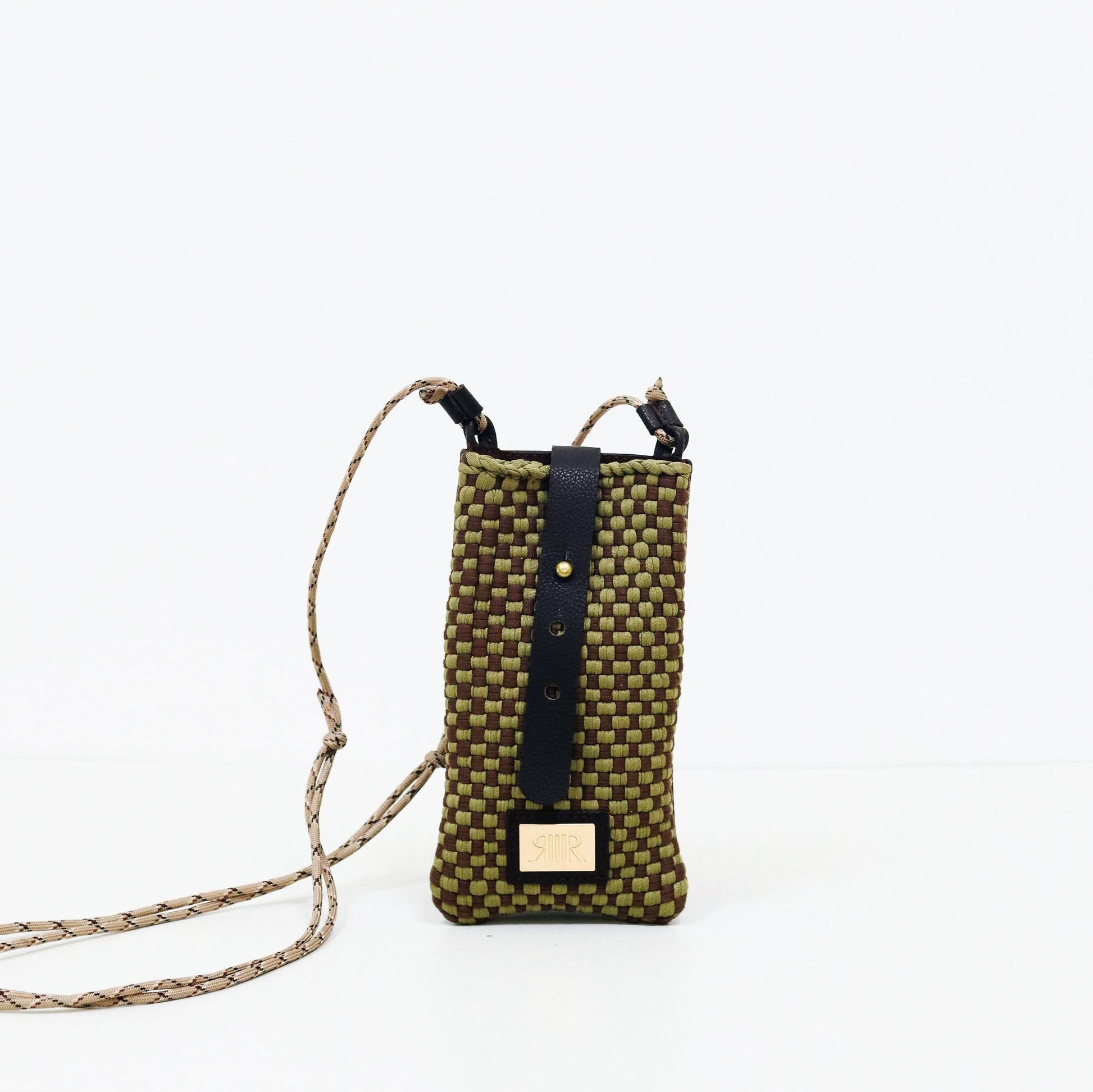 [Ready Today] Phone Sling Checkerboard Fatigue & Brown Fashion R2R