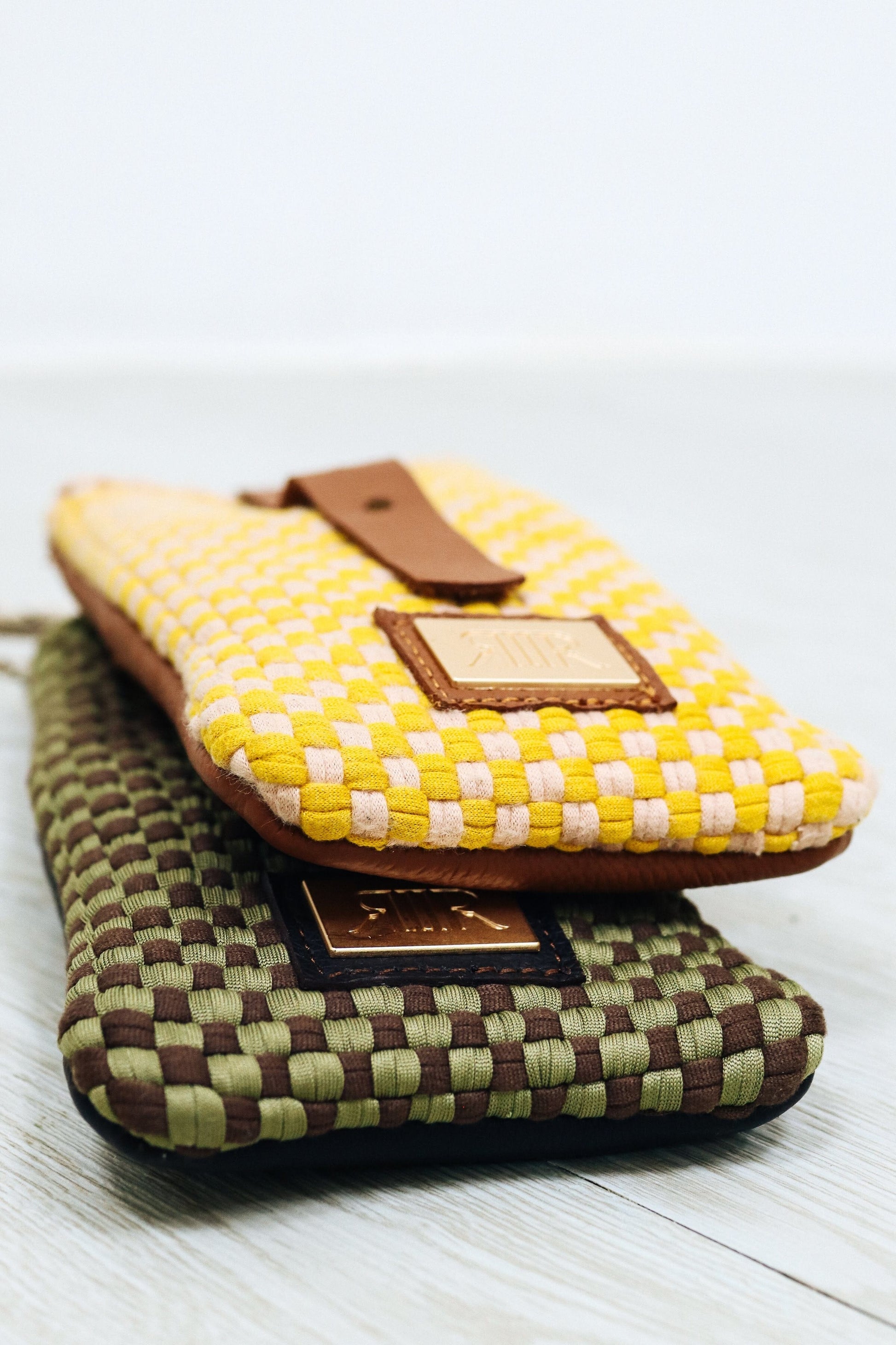 [Ready Today] Phone Sling Checkerboard Fatigue & Brown Fashion R2R