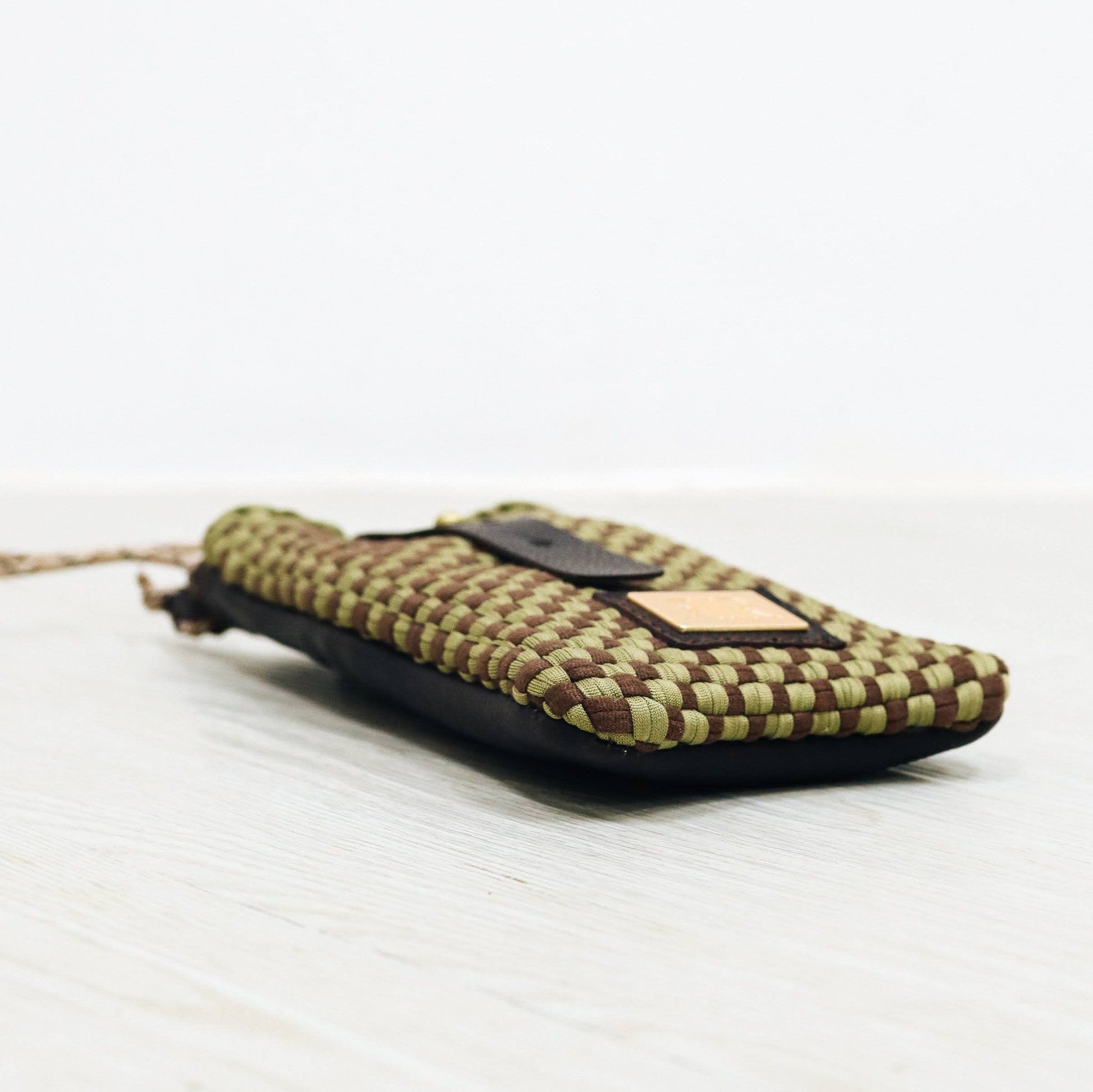 [Ready Today] Phone Sling Checkerboard Fatigue & Brown Fashion R2R