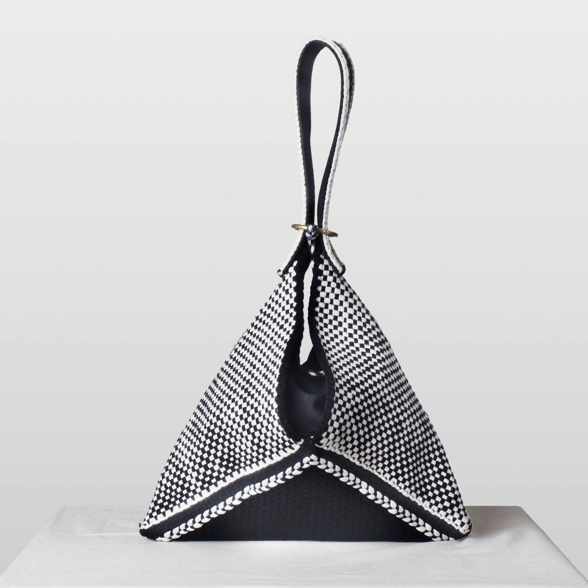 [Ready Today] Sampaguita Hobo Black & Beige Fashion Rags2Riches