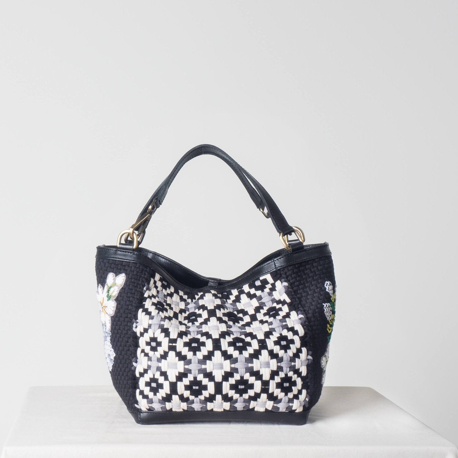 [Ready Today] Sampaguita Tote Black Fashion Rags2Riches