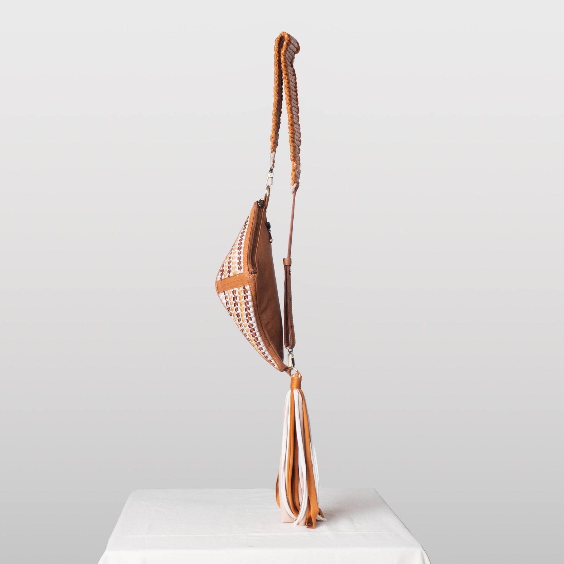 [Ready Today] Saranggola Bag Mocha & Beige Fashion Rags2Riches