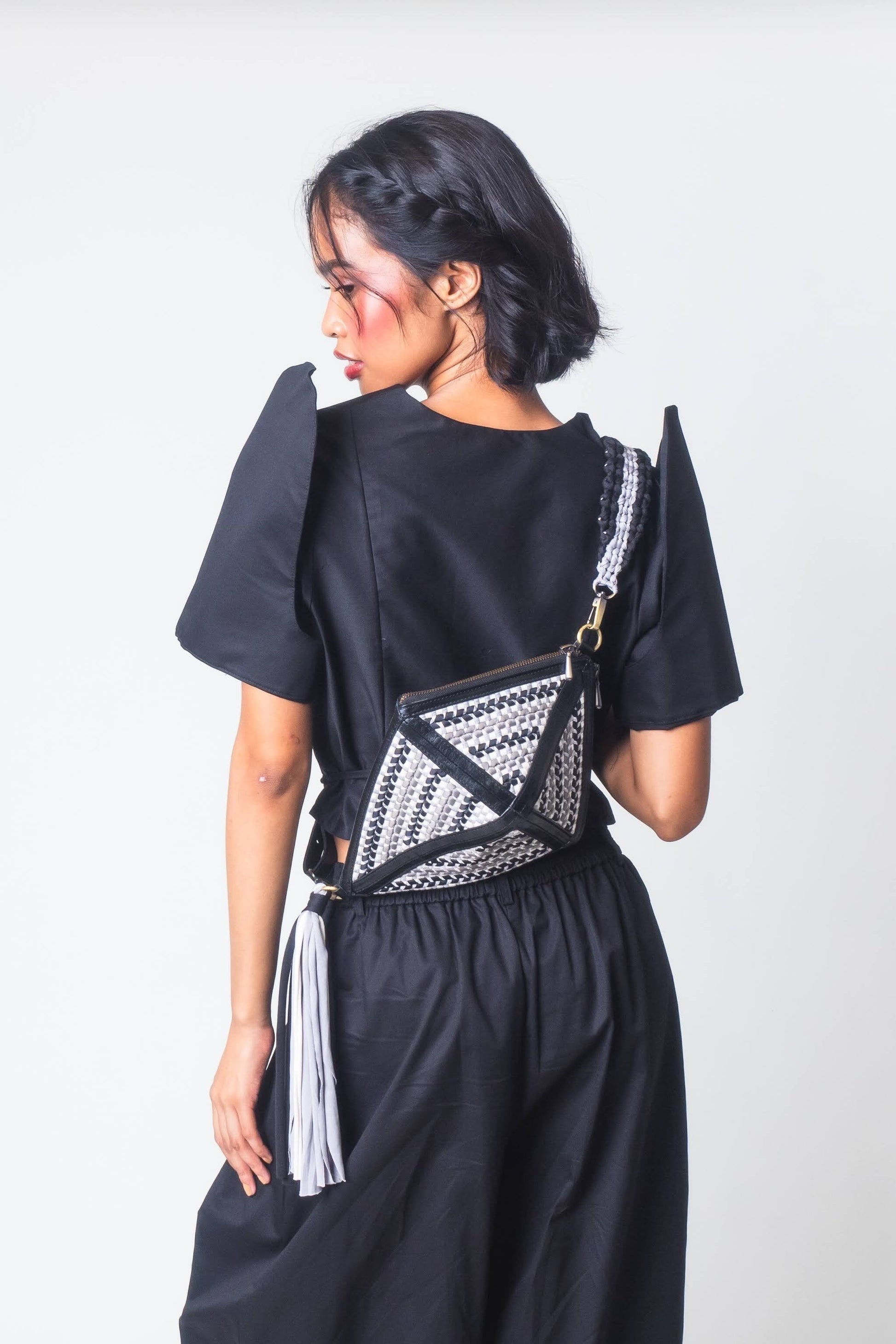 [Ready Today] Saranggola Bag Mocha & Beige Fashion Rags2Riches