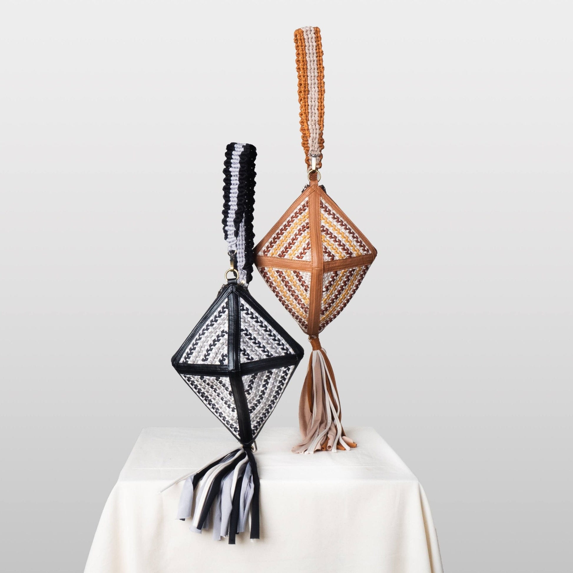 [Ready Today] Saranggola Bag Mocha & Beige Fashion Rags2Riches