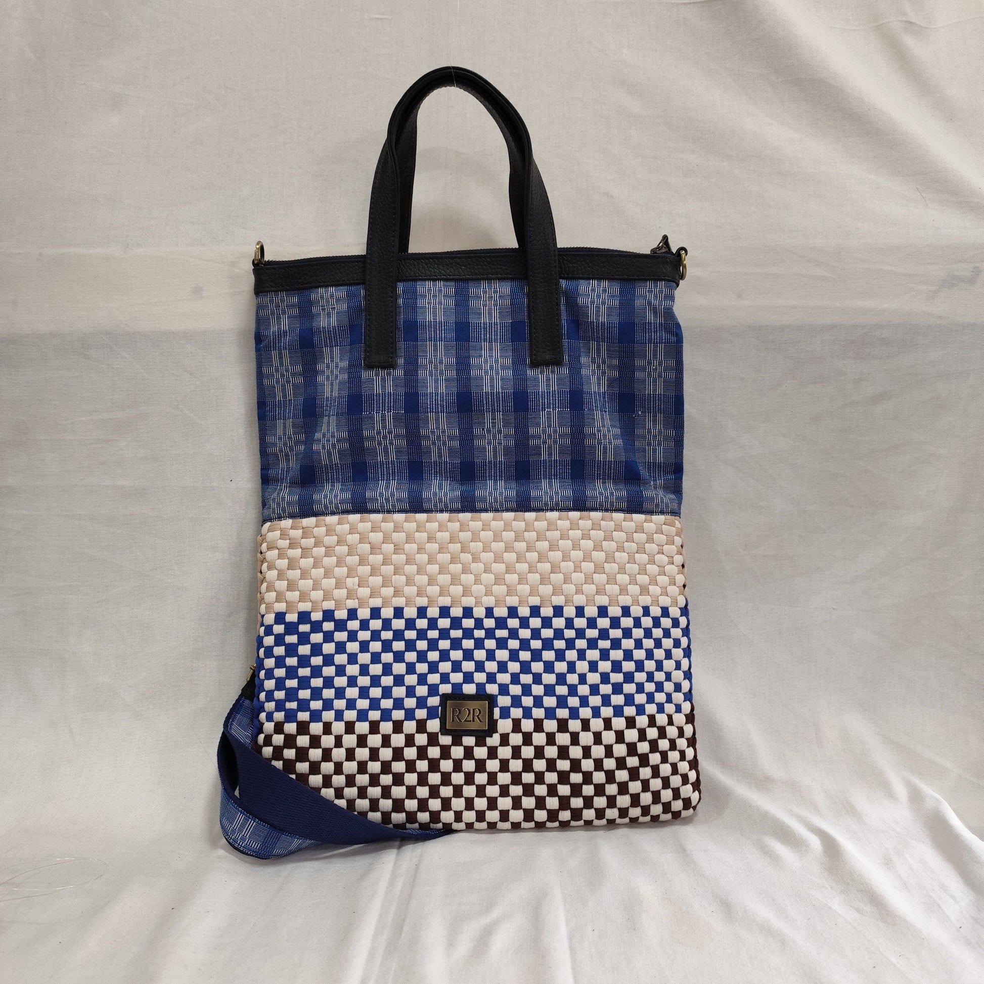 [SAMPLE] [SAMPLE] Two-way fold over Navy Fashion Rags2Riches