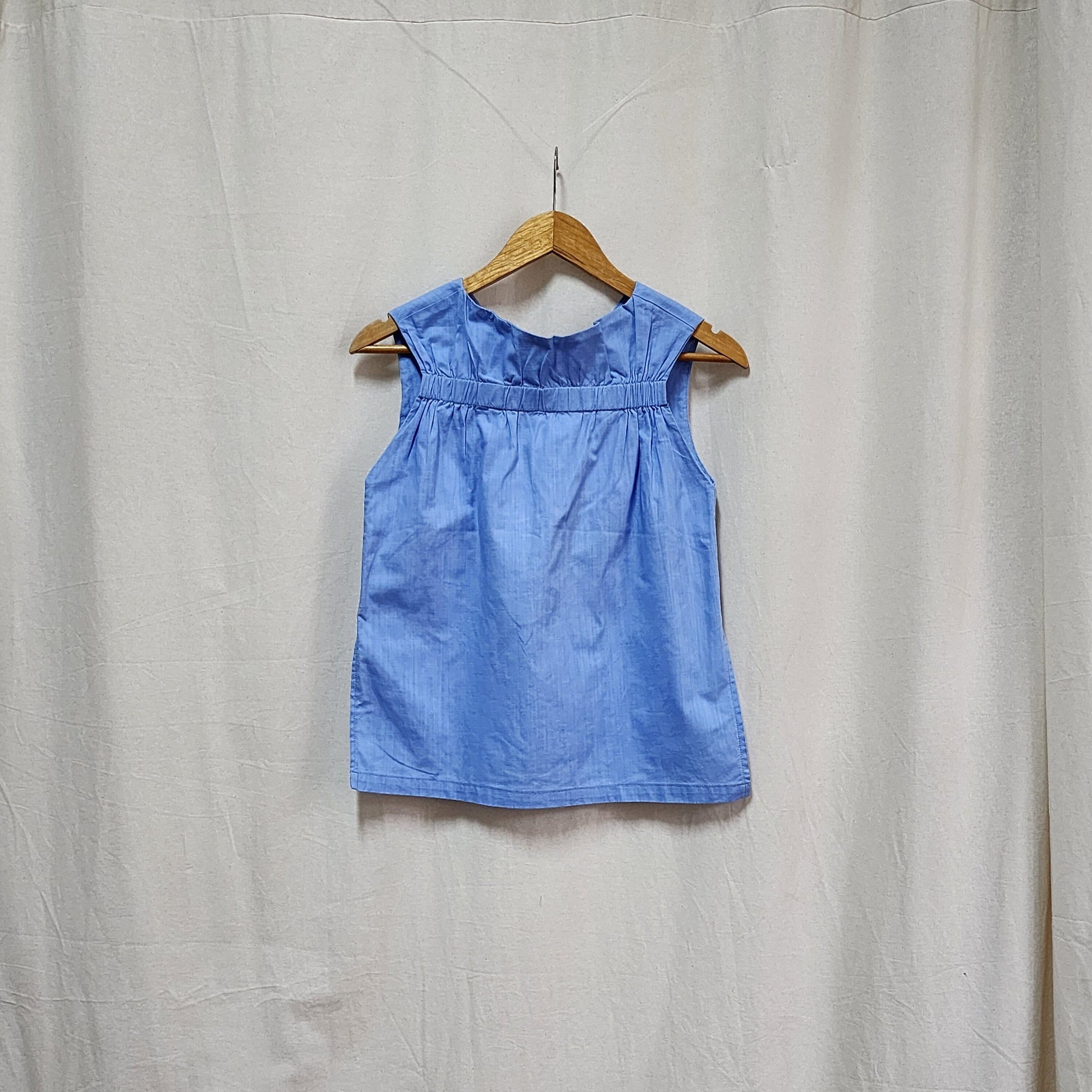 [SAMPLE] The Shirred Tunic Light Blue Fashion Rags2Riches