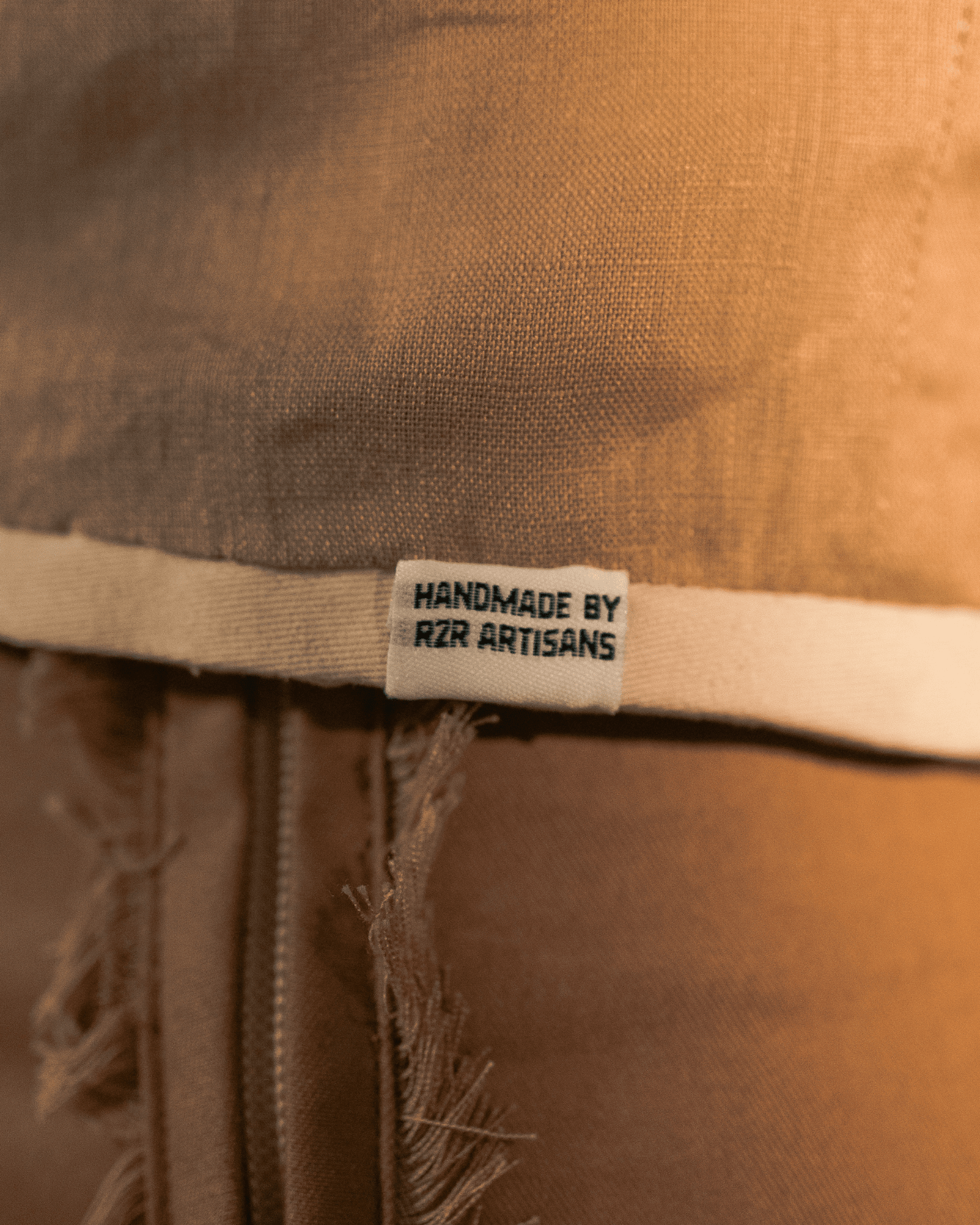 Sinag 4-Way Vest Off-white & Tan Fashion R2R On Repeat