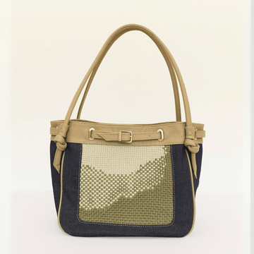 Wave Tote Taupe Fashion Rags2Riches