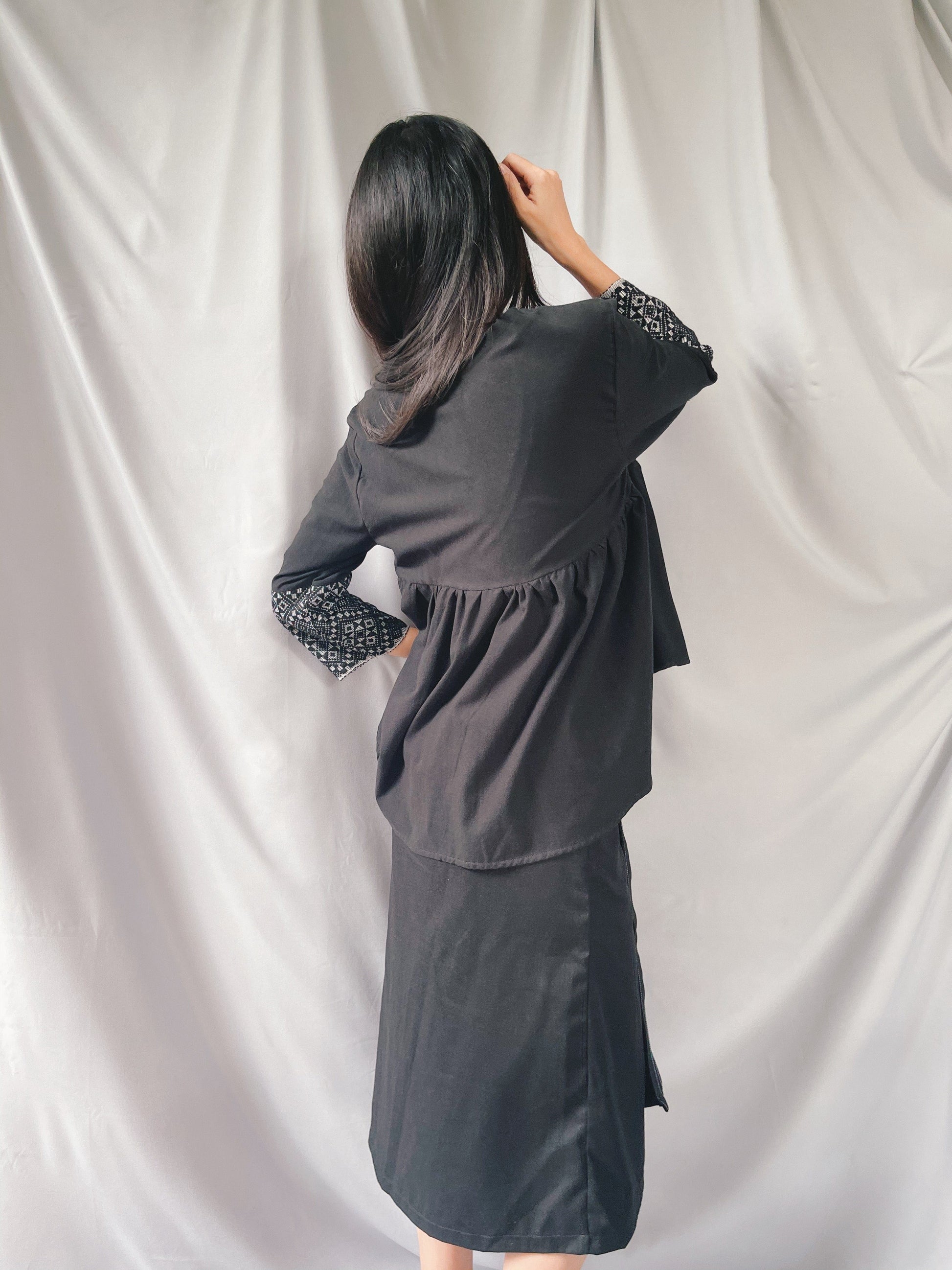 Gabi Blouse in Black Fashion Rags2Riches