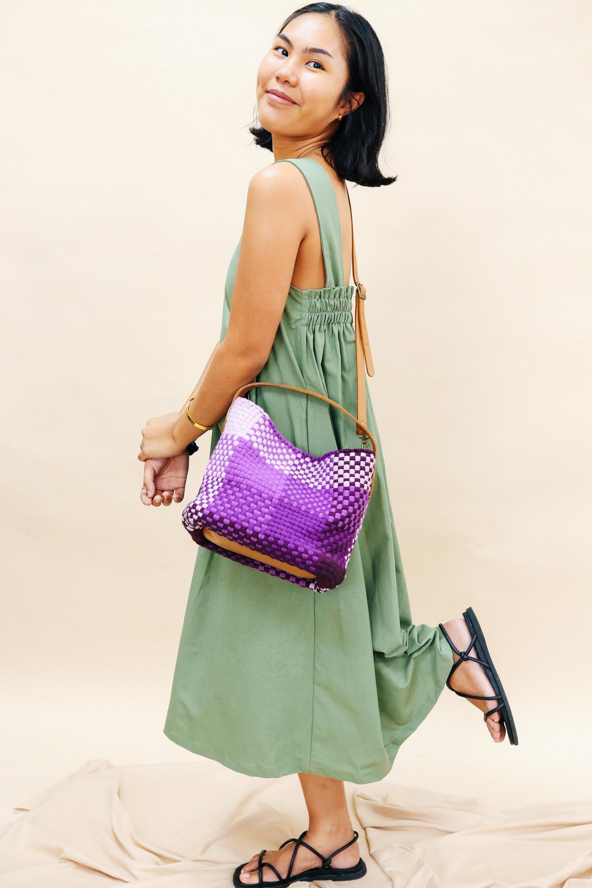 [Ready Today] Buslo Mini Blocks Purple Skies Fashion Rags2Riches