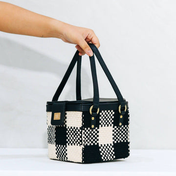 Rubiks Bag Black & Beige