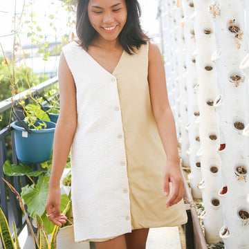 The 4-Way Dress Beige