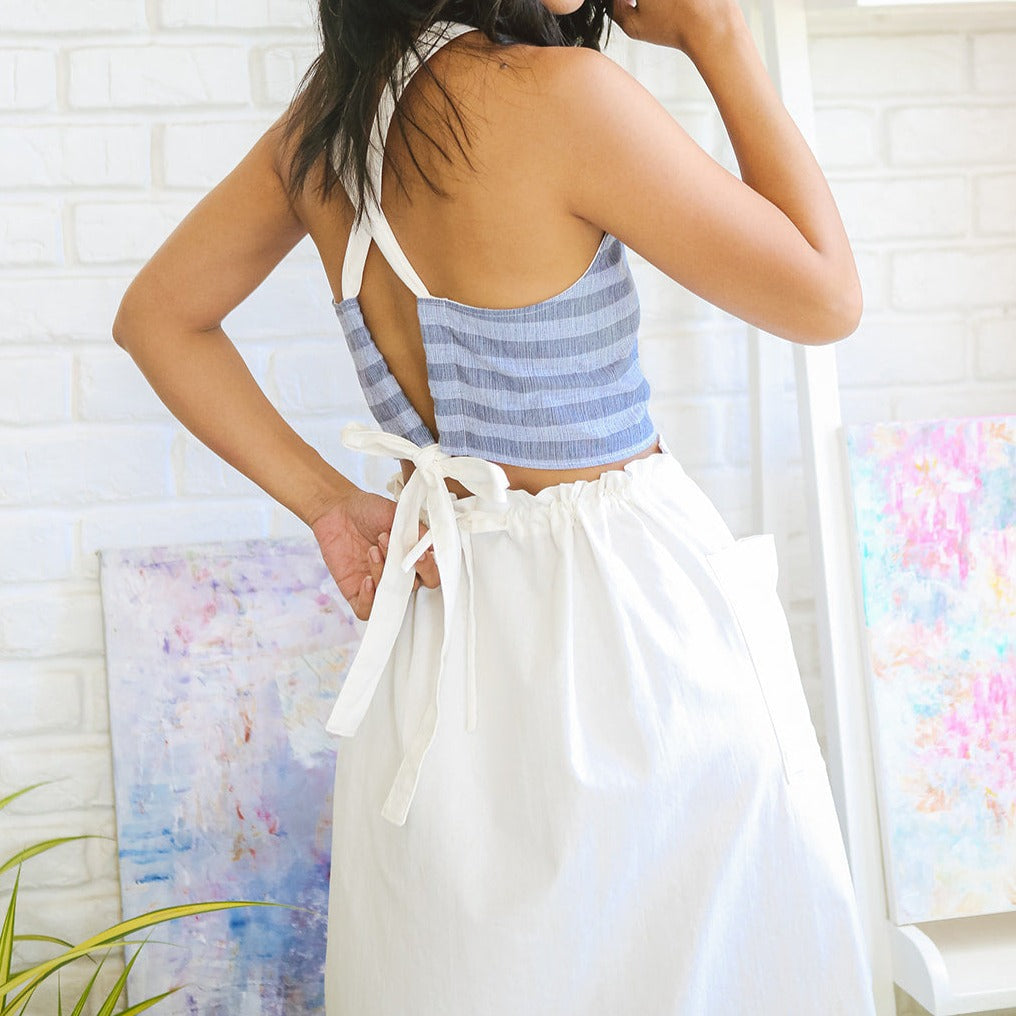 The Pinafore Coordinates White Fashion Rags2Riches